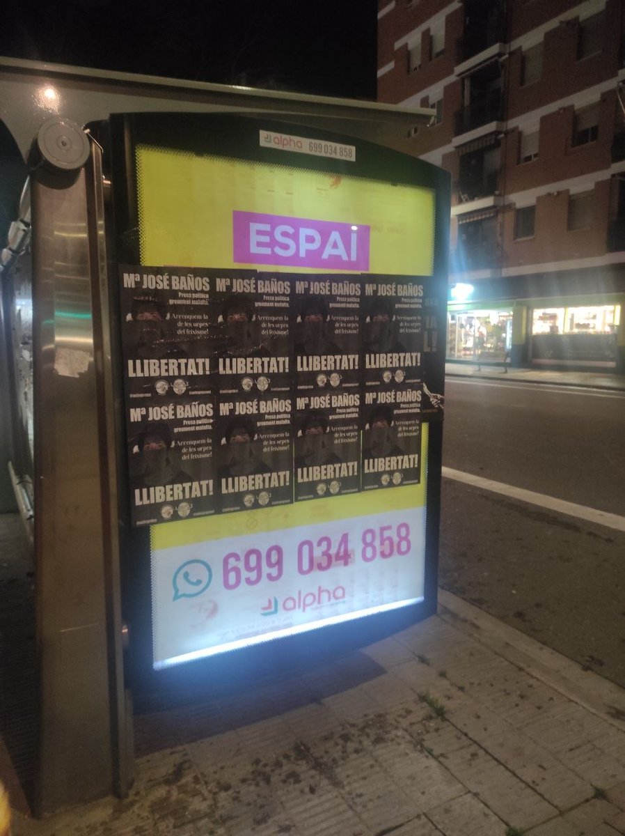 antirepre_pon's tweet image. El Gobierno de PSOE-Sumar que tant presumeix de progressista, vol deixar morir a Maria José Baños, lluitadora antifeixista i presa política dels GRAPO greument malalta.

És urgent arrencar-la de les urpes de l'Estat abans que sigui tard. Denunciem-ho als barris obrers i populars!