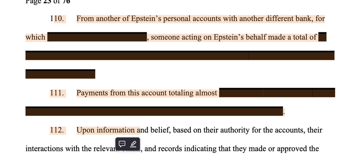 FaytuksNetwork's tweet image. Faytuks Network has learned what appears to be improper redaction formatting in some recently released Epstein-related court documents, which may allow portions of redacted text to be revealed.

We are sharing this to make the relevant authorities aware.

Example below shows text…