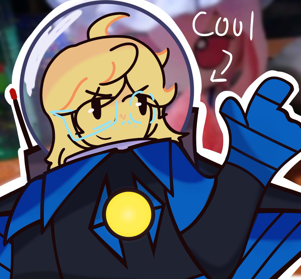 KaiTheVanilla's tweet image. Fanart to @FUTUR1ST1CL3GND 🎉 Ik it's kinda bad but I tried 😞