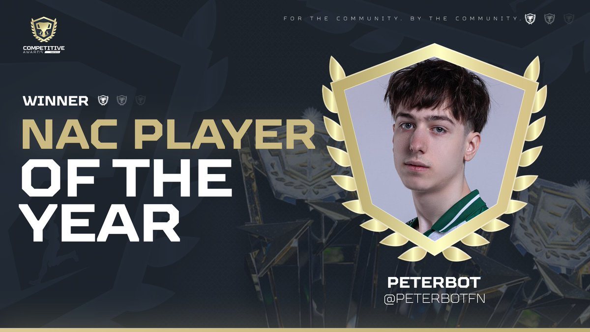 CompAwardsFN's tweet image. 🏆 2025 NAC PLAYER OF THE YEAR 🏆

▪️@PeterbotFN