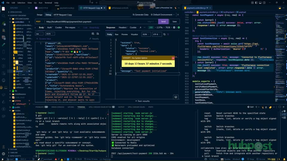 codewithpdev's tweet image. A Different Error Message..
Finally some progress!!! 🙂

@theflutterwave wan t@@@ke  my life 😭 😭 😂 😂 
Let's retreat now and attack again at the dark hour 🌑🌔

#hubpostlaunch2025 #HubPostCommunity #markzuckerbergofnigeria #buildinpublic #insidehubpost #pdev