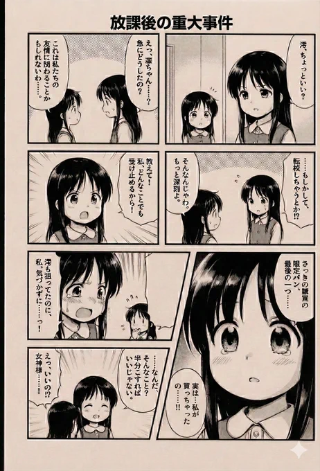 今日の漫画:放課後の重大事件
#漫画が読めるハッシュタグ 