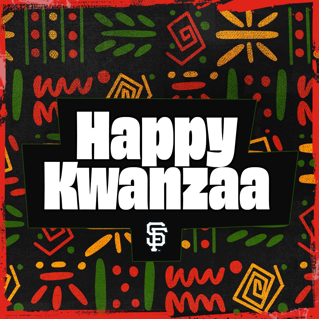Wishing a meaningful start of Kwanzaa to all who celebrate. 🖤❤️💚