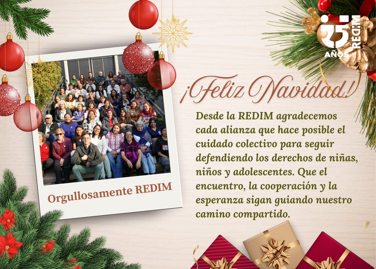 ⭕️ En esta Navidad queremos agradecer a todas las organizaciones, autoridades, medios de comunicación, periodistas, donatarias, aliadas y aliados y personas defensoras de derechos humanos que, desde distintos espacios, hacen posible el trabajo en red. 🎄✨🤝

La defensa de los