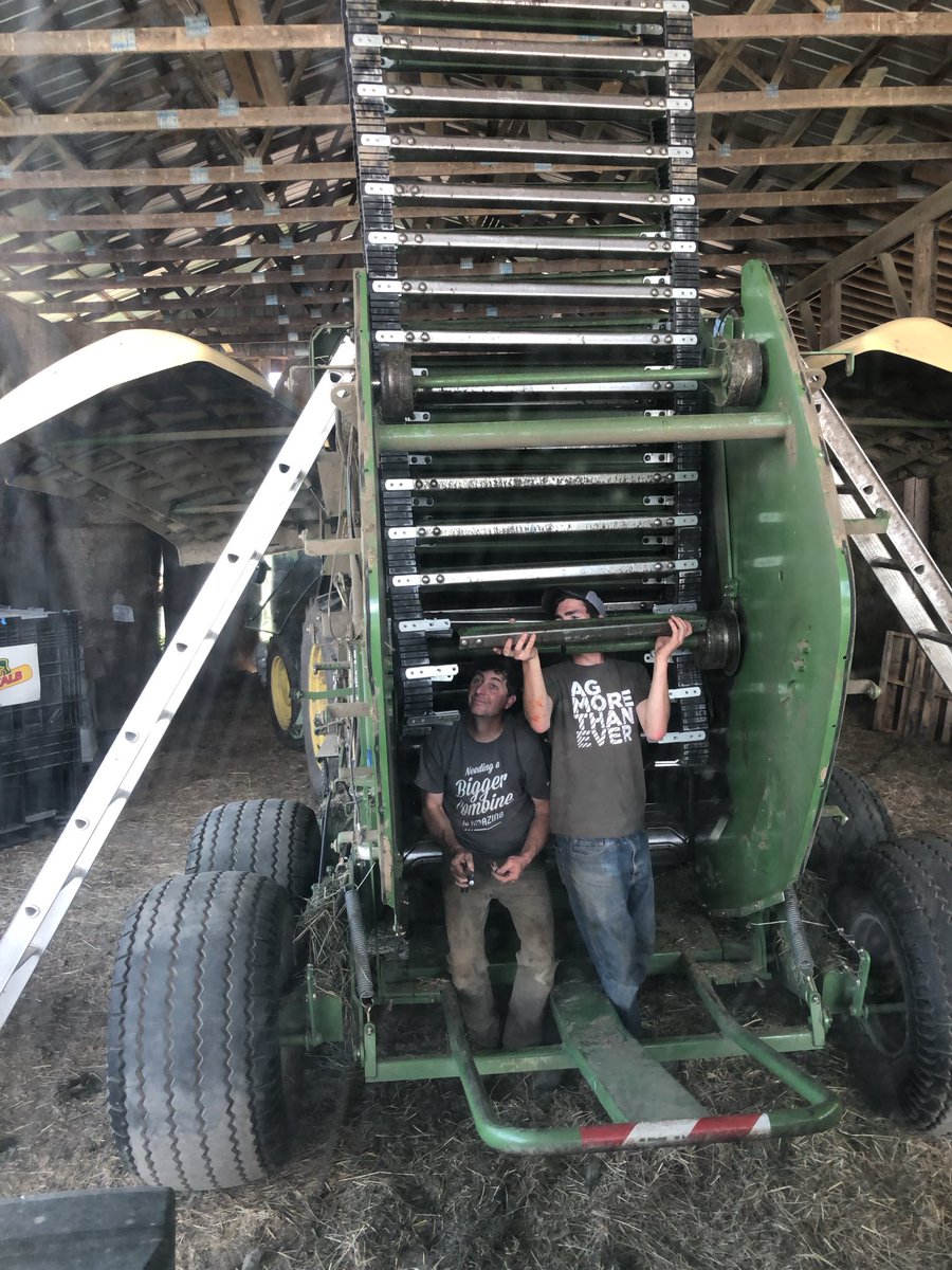 Retro Monday 
New baler chain sporting ag shirts