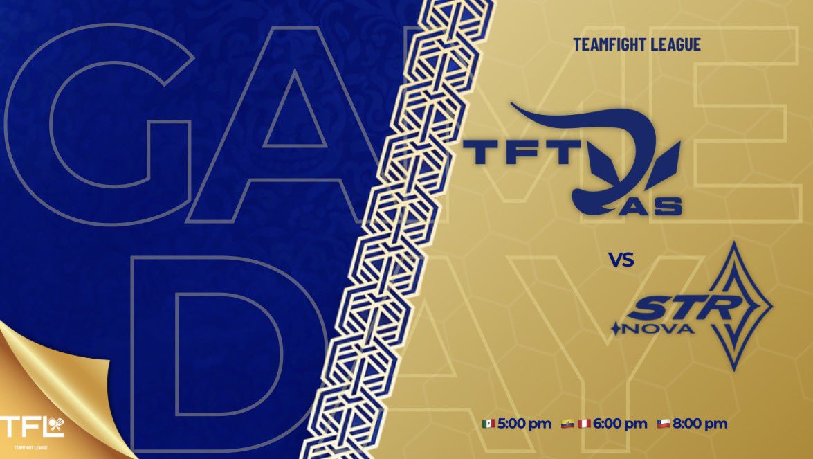 TFT_ras's tweet image. GAME DAY 💫

Team #TFTras le toca jugar el Game 1 de @TFL4v4 y nuestras chicas se enfrentarán a @_STR_Nova_ 👊🏻

Hoy entran a la arena: 
👑 @Katzie_tft 
👩🏻‍💻 @chibiunu
👩🏻‍💻 @ariskv1
👩🏻‍💻 @CorazondeSage - ON Stream✨

¡MUCHO ÉXITO CHICAS! 🔥
#SomosTFTras