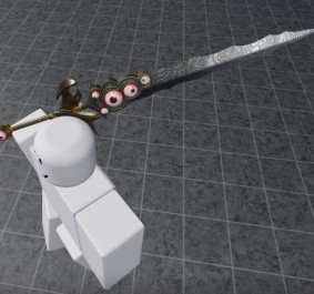 AluminousBlue's tweet image. Eye sword //#robloxstudio