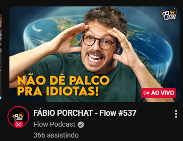 Acho que deu ruim pro Flow...