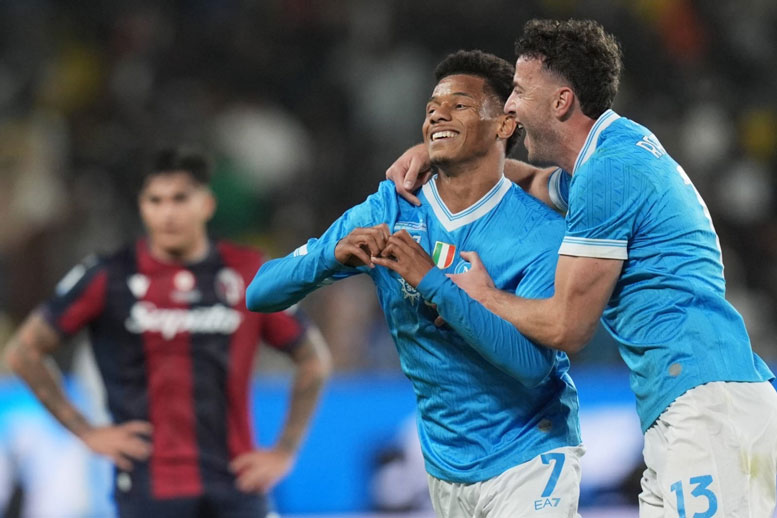 نابولي يتوّج بـ كأس السوبر _الإيطالي للمرة الثالثة في تاريخه 