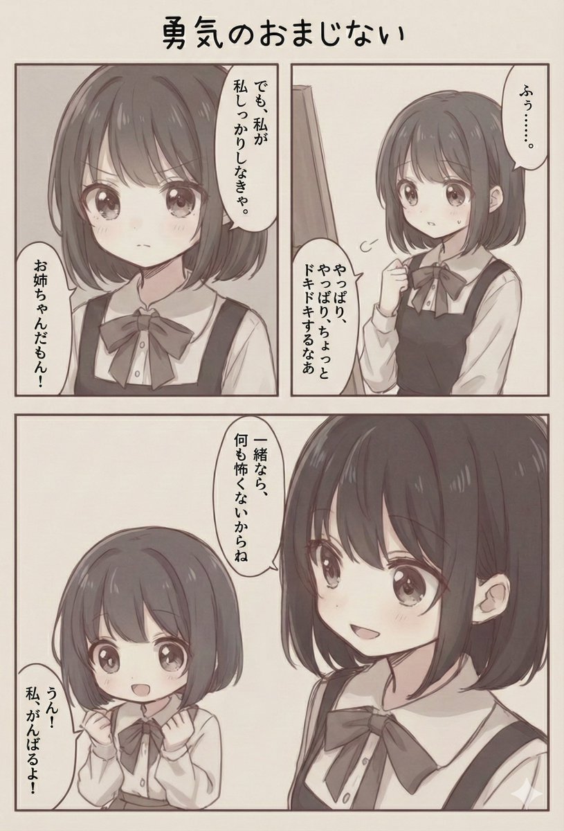 今日の漫画:勇気のおまじない
#漫画が読めるハッシュタグ 