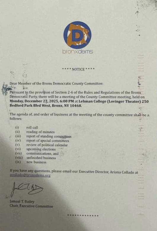 RepMyBlock's tweet photo. Received today for today for the Bronx County Committee. https://t.co/9pw1TUkIb2