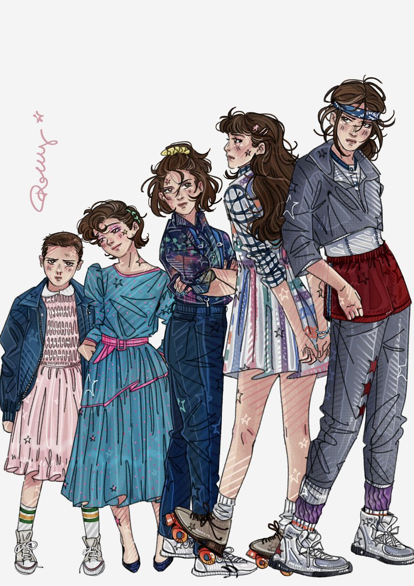 pollypillar's tweet photo. 5 Seasons of El #StrangerThings #StrangersThings5 #StrangerThingsfanart #ELEVENHOPPER https://t.co/WXAAAotJOm