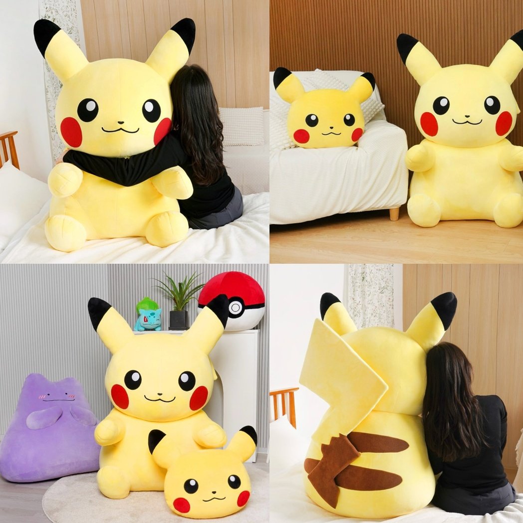 巨大ピカチュウ‥ほしい！色んなポケモン等身大興味なかったけどこれは