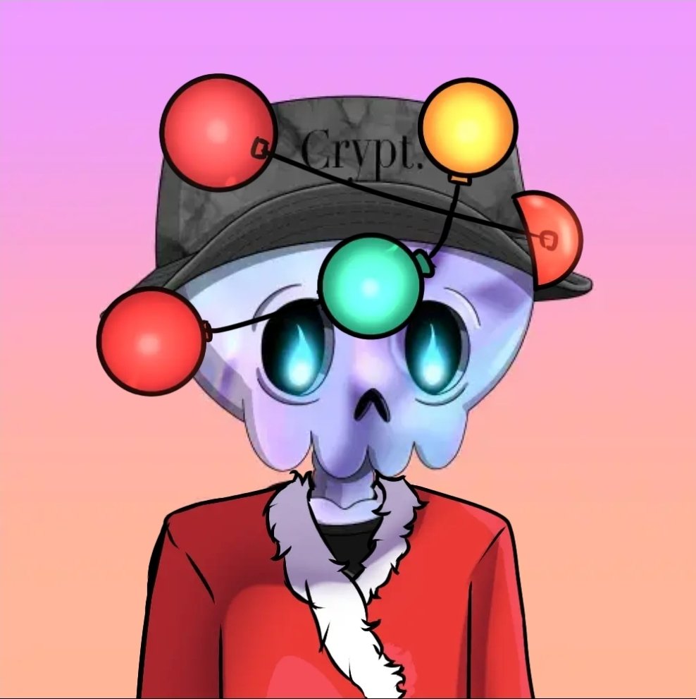 _DeathBatCult_'s tweet image. Loving all the Trait Shop traits you can add to your #CSCOG or #CryptOGeez! 🖤 So many different traits options! Going to keep mine festive for the season 😁💀🎅

It's gonna be a #FlameEyes @cryptsocialclub Holiday Season!! 💀🔥🎄🎅