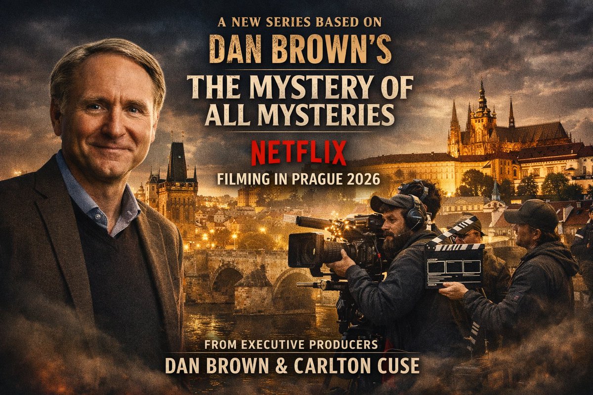 🎬 Netflix is preparing to film a new series based on a Dan Brown novel in Prague (2026).
The Mystery of All Mysteries — set largely in Prague — is being developed as a series.
See more: tinyurl.com/4auarswk

#Netflix #DanBrown #Prague #FilmProduction #TVSeries
