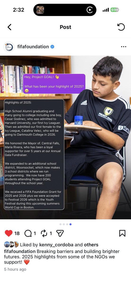 Project Goal Inc.  tweet media