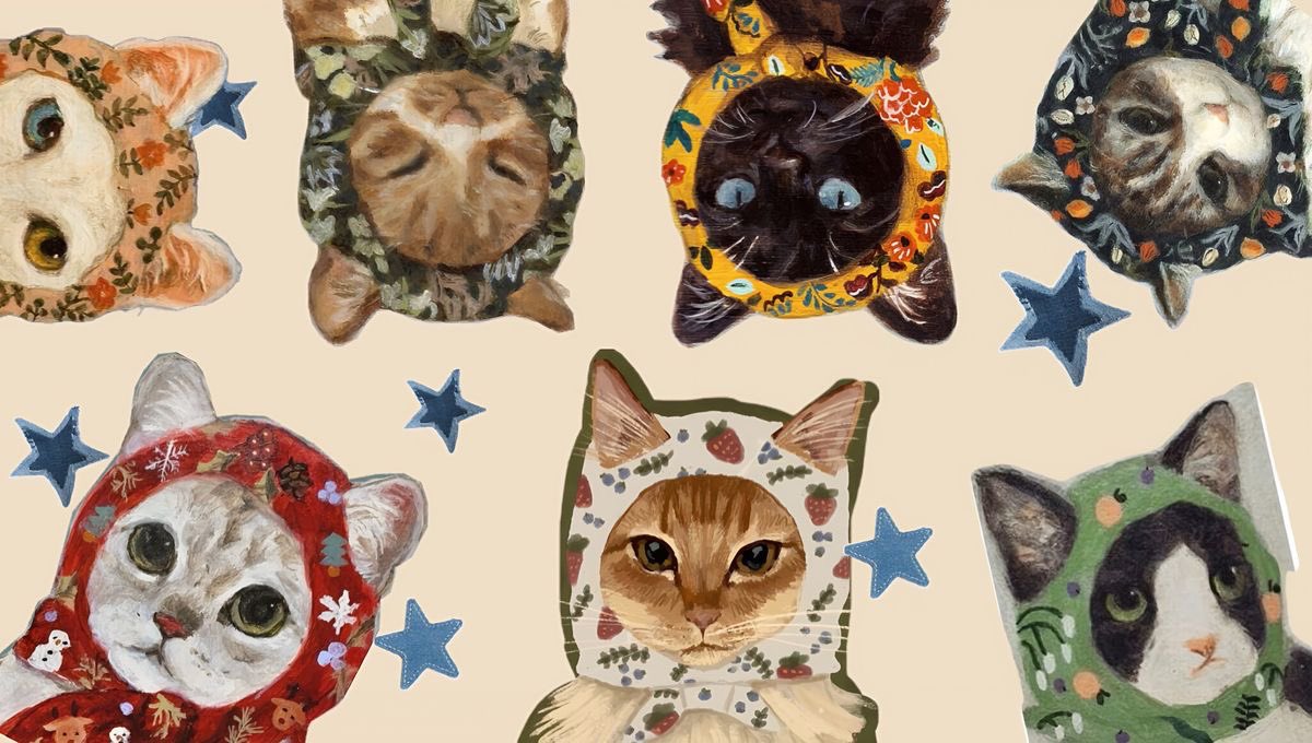 prtygal777's tweet image. Cats by Selynn Lee