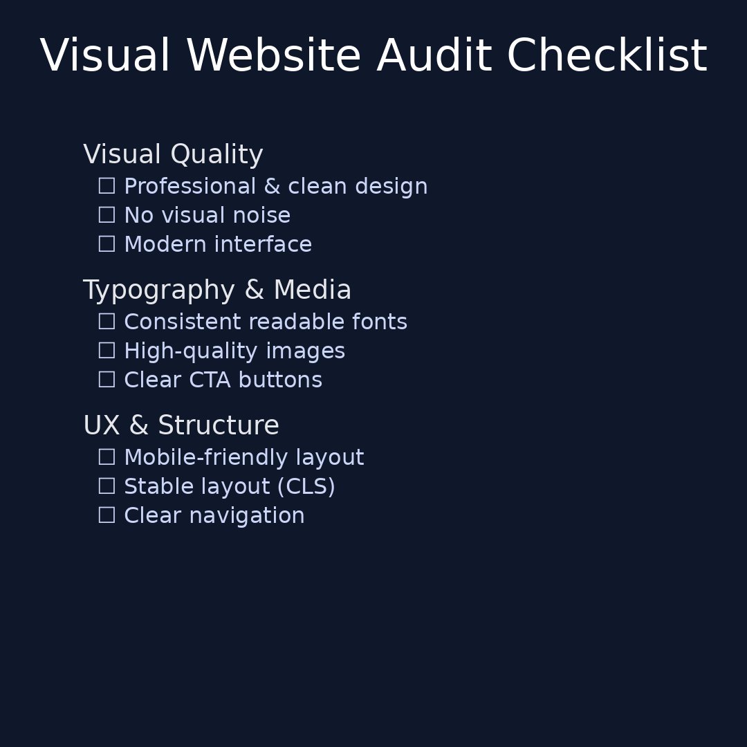 Auto_RankLab's tweet image. Most websites don't lose traffic because of SEO.

They lose users because of bad visual UX.

Clean layout.
Stable design.
Clear navigation.

Everything else is secondary.