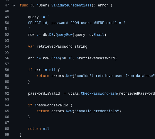profleandrojr's tweet image. Ok, I confess! Go has a beautiful and concise syntax! 

A simple User "POJO". 😅

#SoftwareDevelopment #Golang