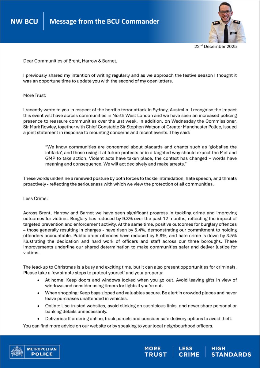 Barnet MPS | North West BCU tweet media