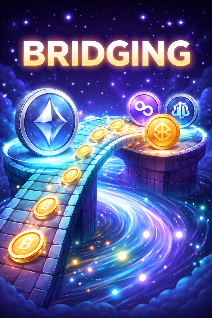 3iple_C's tweet photo. Day 1 of 30 Crypto series
Bridging 

In the WEB3/Crypto space, Bridging means moving assets from one Blockchain to another.
Do note that this is quite different from Swapping which is Changing Currency.

An example of Swapping is Changing Dollars to Naira or GBP. https://t.co/ITbQwxKYxE