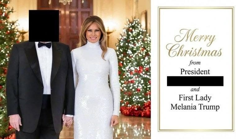 Check out this new Christmas card from the White House!