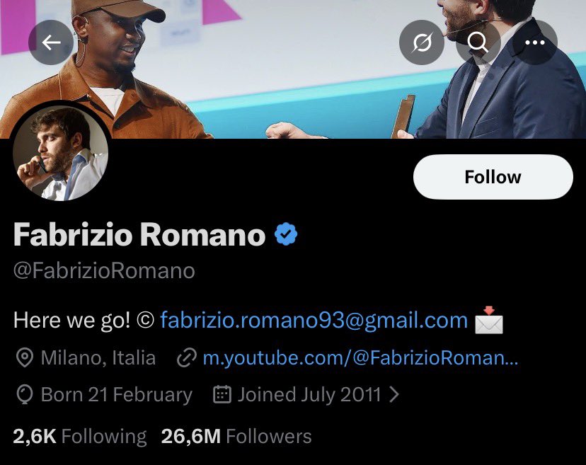 amandam4life's tweet image. I just UNFOLLOWED you @FabrizioRomano 🤧

African football deserves recognition too.
#AFCON2025