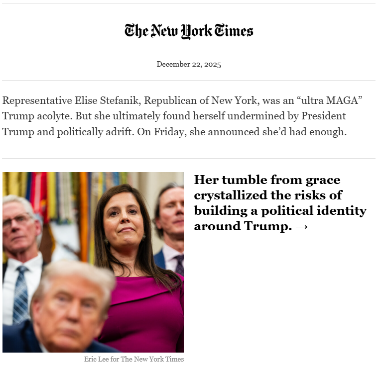 NTXUS's tweet image. If NYT is pouting, you know Trump made the right call...again.  The Times upset they did not install yet another mole.