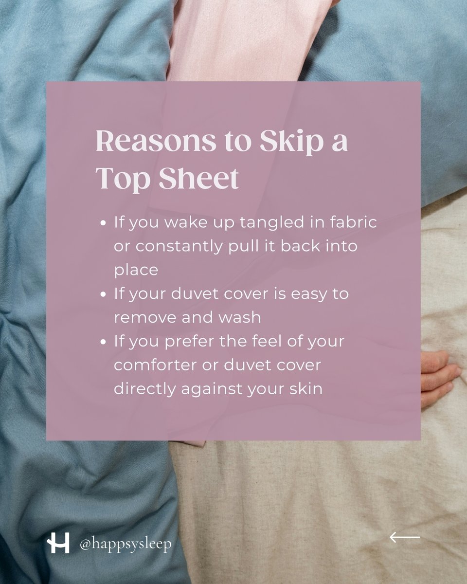 There’s no hidden meaning behind the decision. No rule you’re breaking. Just personal preference. 

Read more on our blog: happsy.com/blog/should-i-…

#TopSheet #Bedding #Organic