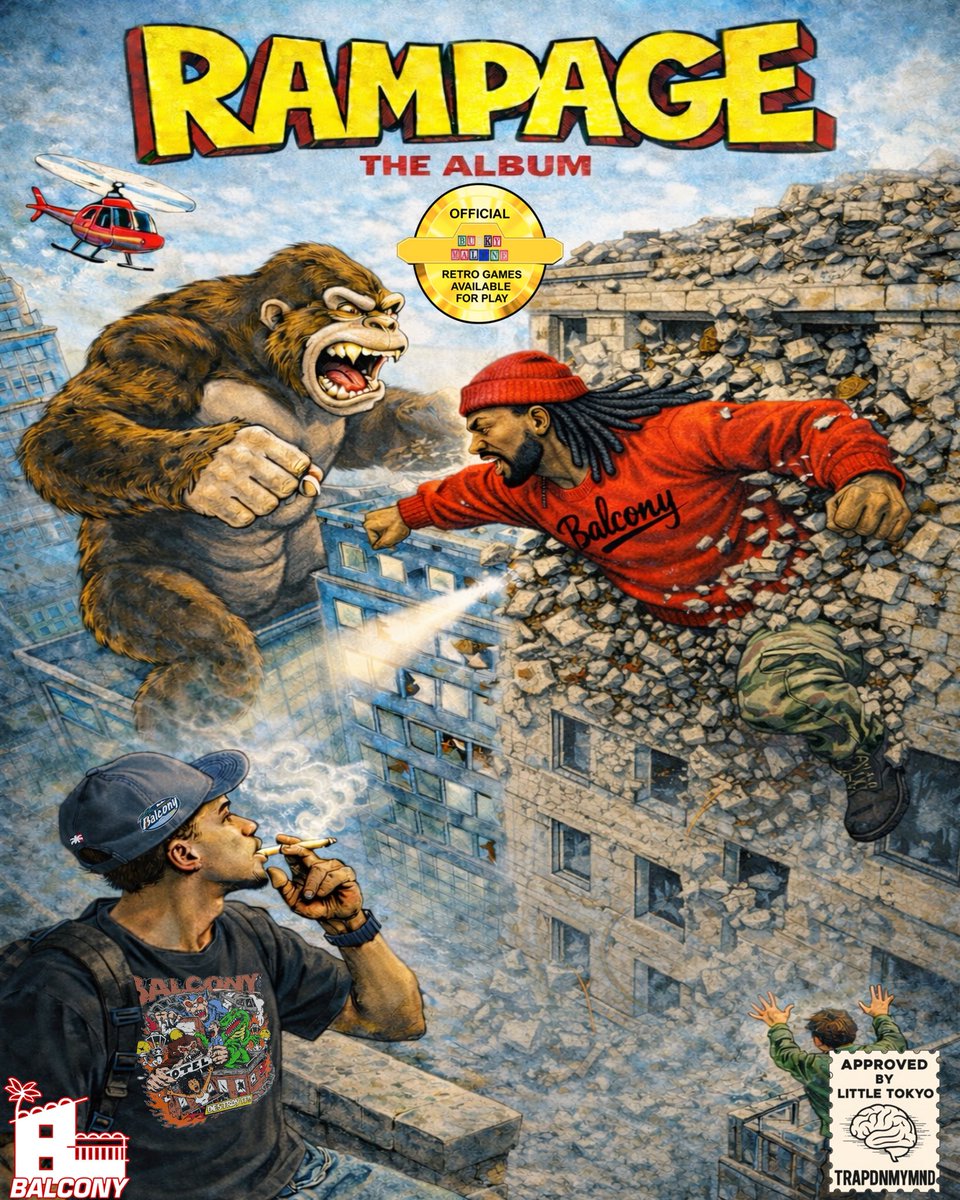 AN ALBUM BROUGHT 2 YOU BY <a href="/buckymalone703/">Bucky Malone 少し東京</a> <a href="/Lord_debraux/">tsea</a> &amp; <a href="/Balcony_BLS/">BALCONYLIFESTYLE.COM</a> 🌴🔥 MIDNIGHT 🥾🏢 ORDER “RAMPAGE” BALCONY TEE NOW! PROMO CODE:BUCKY #RAMPAGETHEALBUM🏢🔥  balconylifestyle.com/products/rampa…