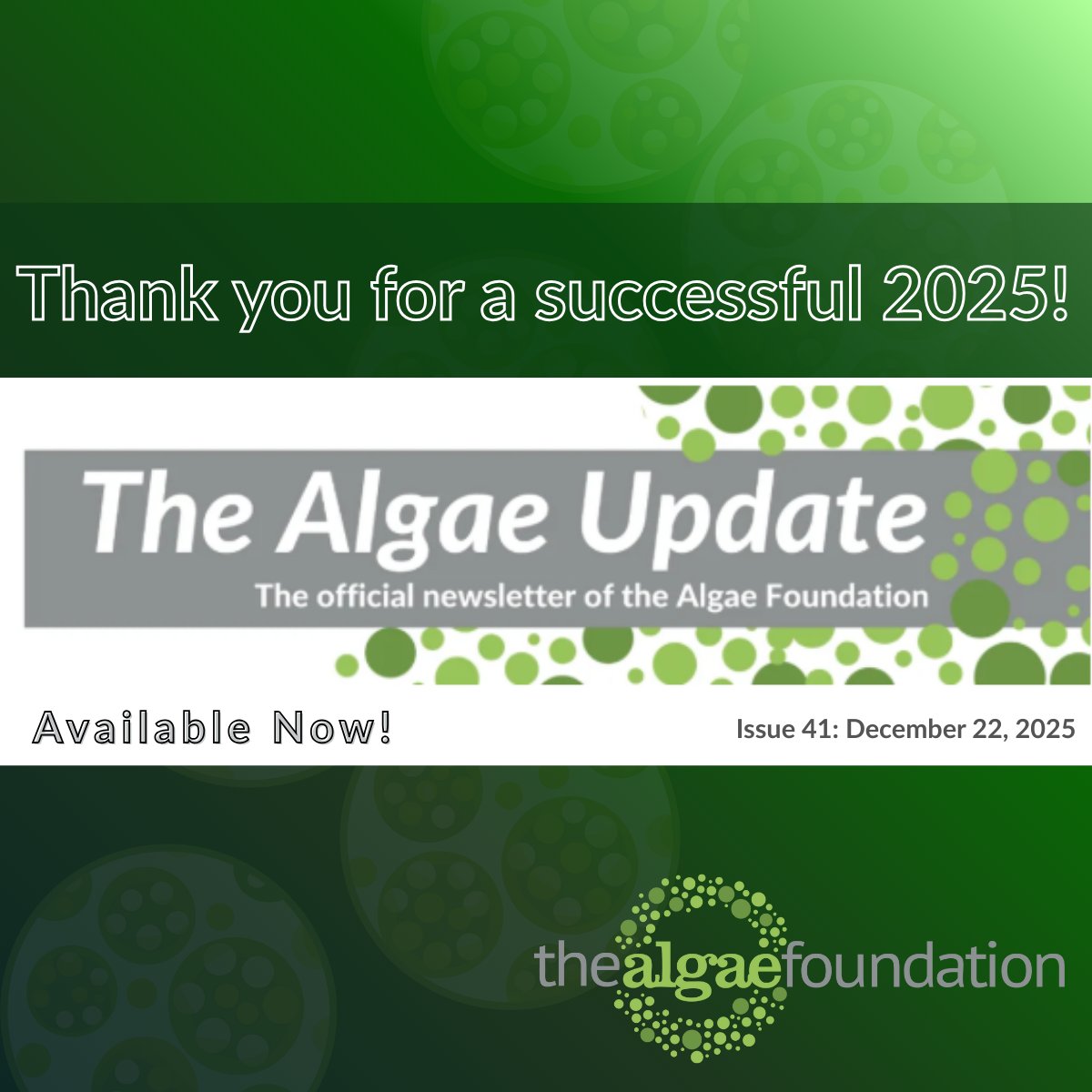 Algae Foundation tweet media