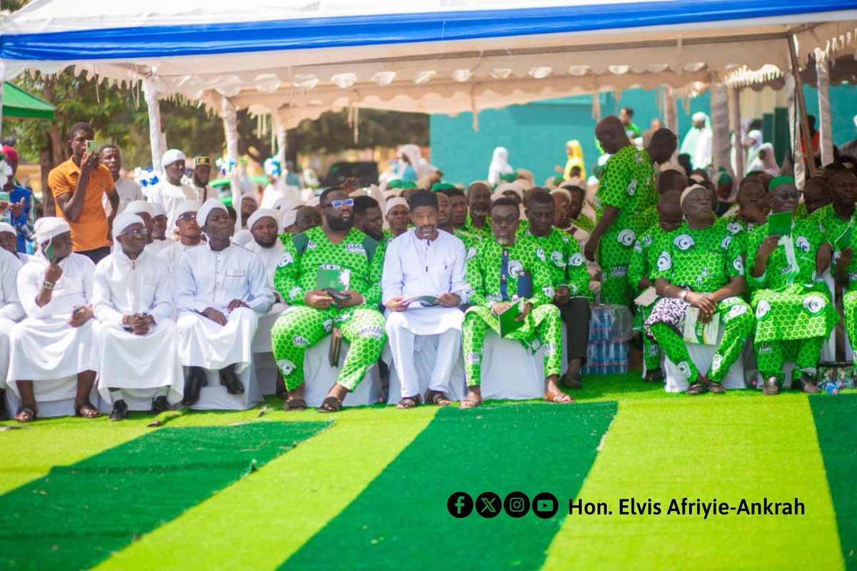 Afriyie_Ankrah's tweet image. 📸—Photo highlights from the Ghana Muslim Mission Congress in Kumasi.

#GhanaMuslimMission | #InterfaithHarmony | #FaithAndUnity |PeacefulCoexistence