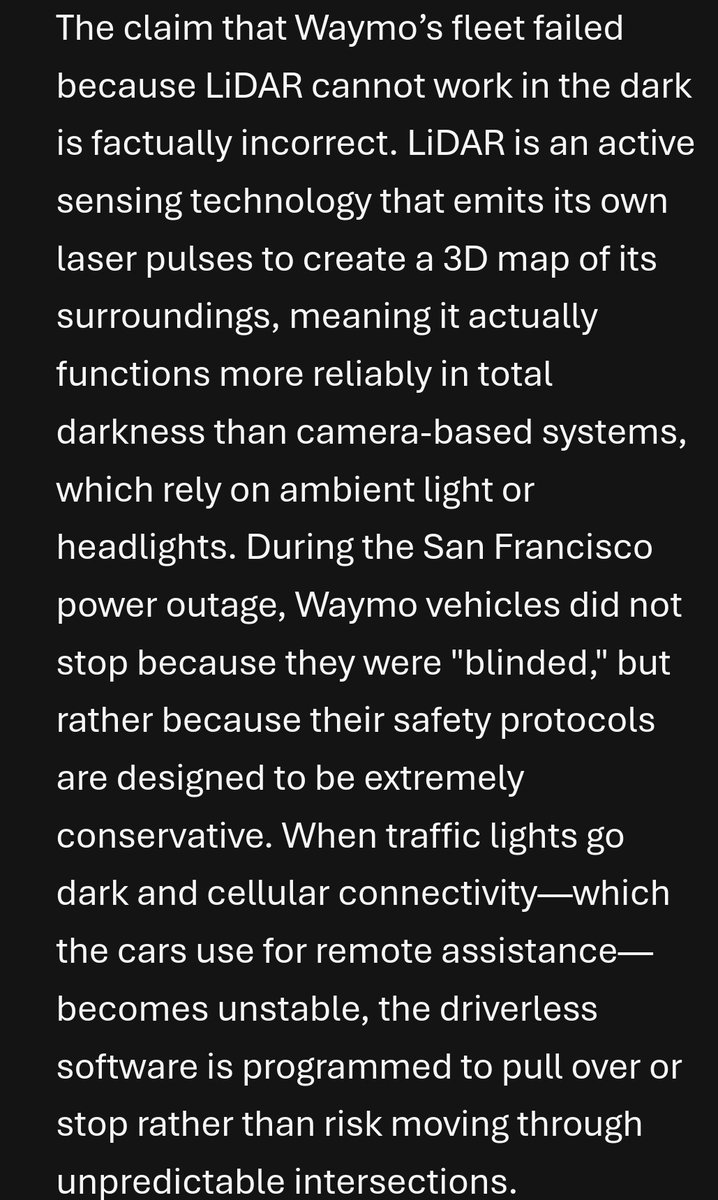 PaulLuna's tweet photo. @Teslaconomics In San Francisco, vehicles using LiDar with human supervisors functioned just as well as the Tesla vehicles which ALL had human supervisors. Waymo did not have vehicles with human supervisors as a safety protocol. #TheRealTruth https://t.co/h0FlpL5ltq