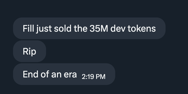 Titstrategy's tweet photo. Im sssso fkn happy
End of an era

And the beggining of a new chapter

Thats how community is born

As long as you stick a coin 
to a name or a dev
You are dead

$titcoin is an idea
Nd good ideas never die

FILL was just the tool
Thank you FILL for $titcoin

Now the new era 🧡🧡🧡 https://t.co/9LC7LivdzF
