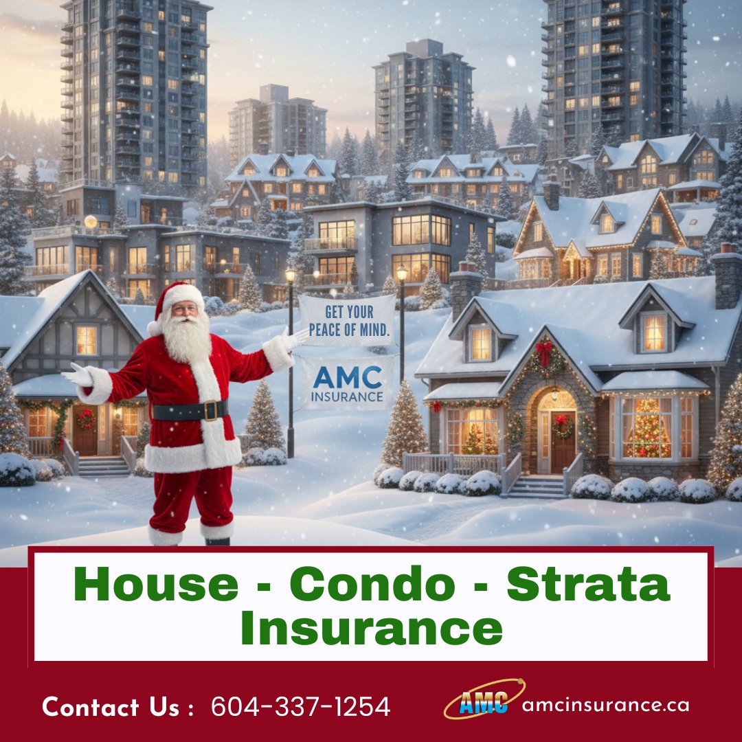 AMC_insurance's tweet image. Managing properties this holiday season? 🏡🏢

Don't let winter worries ruin your plans! AMC’s Realty &amp;amp; Strata Insurance keeps your properties &amp;amp; shared assets protected.

Stay covered this winter: amcinsurance.ca/insurance/stra…

#StrataInsurance #PropertyProtection