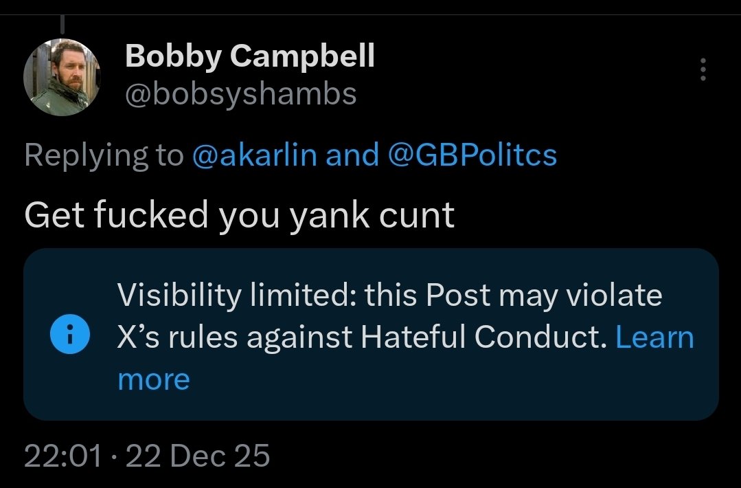 Elon  - Britain doesnt have "Free speech"
Also Elon ...