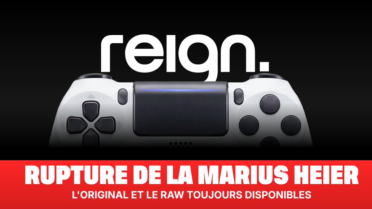 📦❌Rupture de stock en moins de 5H pour la Marius Heier...

L'Original et la Raw sont toujours disponibles sur
🔗reign-controllers.com