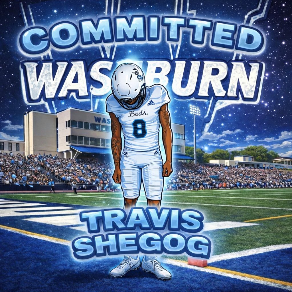 TravisShegogg's tweet image. I’m proud to officially announce my commitment to Washburn University. This journey hasn’t been easy, and I’m beyond grateful for everyone who supported me along the way. Excited for this next chapter and everything ahead 🤍💙