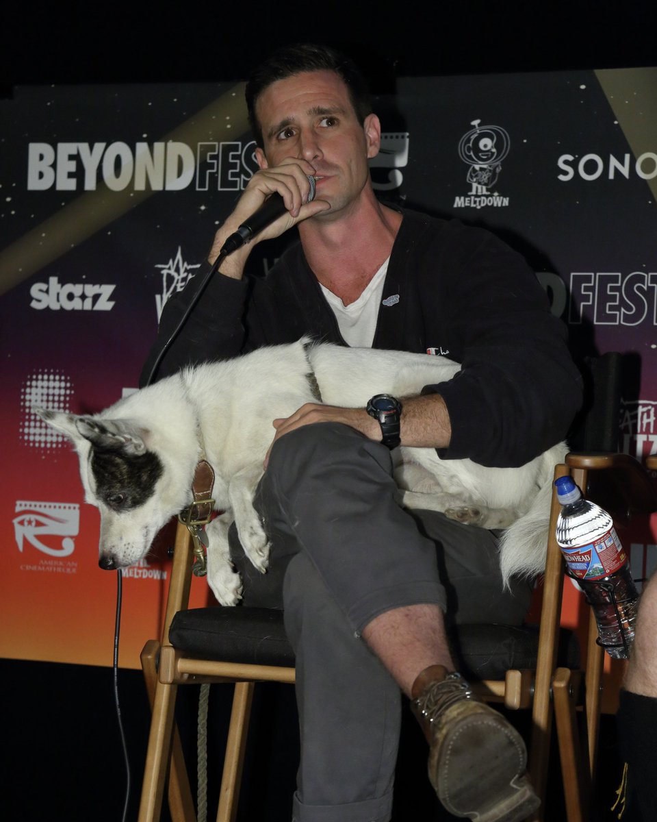 Remembering James Ransone ♥️ The actor (&amp; his dog) joined us at the Egyptian in 2016 for a Beyond Fest screening of IN A VALLEY OF VIOLENCE.