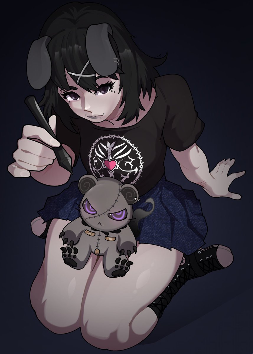 ChromaticaNyra's tweet image. “There's something beautiful in being broken. I can mend back stronger. I can transform myself.” - #NEEDY_GIRL_OVERDOSE  #candeezart by @GreatDazeArt