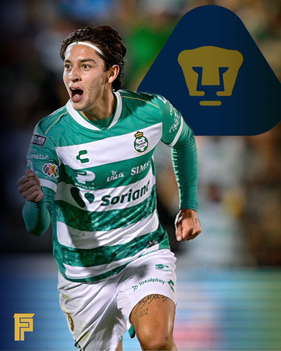 FanPumaOficial's tweet image. 🚨🤯 DE ÚLTIMO MOMENTO: Revela Fabrizio Domínguez que Jordan Carrillo sería nuevo futbolista de Pumas. Extremo mexicano de 24 años proveniente del Santos Laguna. 

FICHAJAZO.