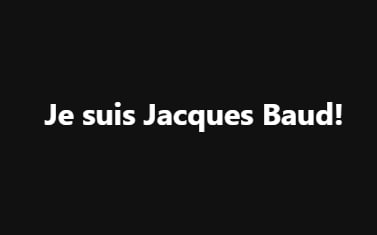 Je suis Jacques Baud!!