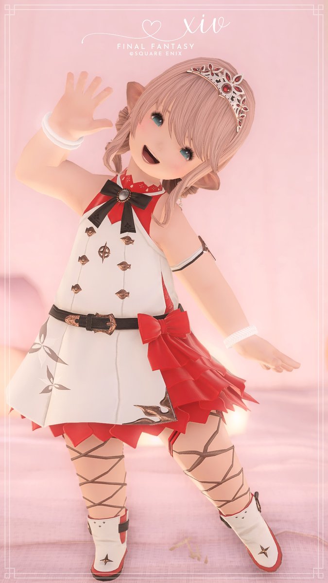 おはよー❄️🌤️
クリスマス直前🎄🎁
準備はいいですか？🍰🍎
#おはララ #ねむロゴ #ララフェル #FF14