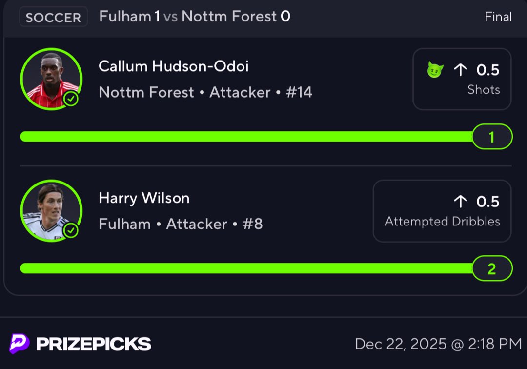 DONZPICKS's tweet image. CASH IT ✅🍀

Afternoon Footy ⚽️🥅

FREE DISCORD 👇🏽

discord.gg/Zsj84YhNM

#Fanatics | #PrizePicks | #DFS | #PlayerProps | #Bet365 | #Gambling𝕏 | #Fanduel| #Footy  | #PickOfTheDay | #ChalkBoard | #ChalkBoardHQ