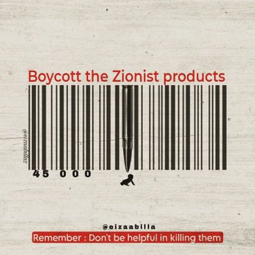 Motherl28134473's tweet photo. Would you boycott for Palestine? https://t.co/tvQ7MUel54