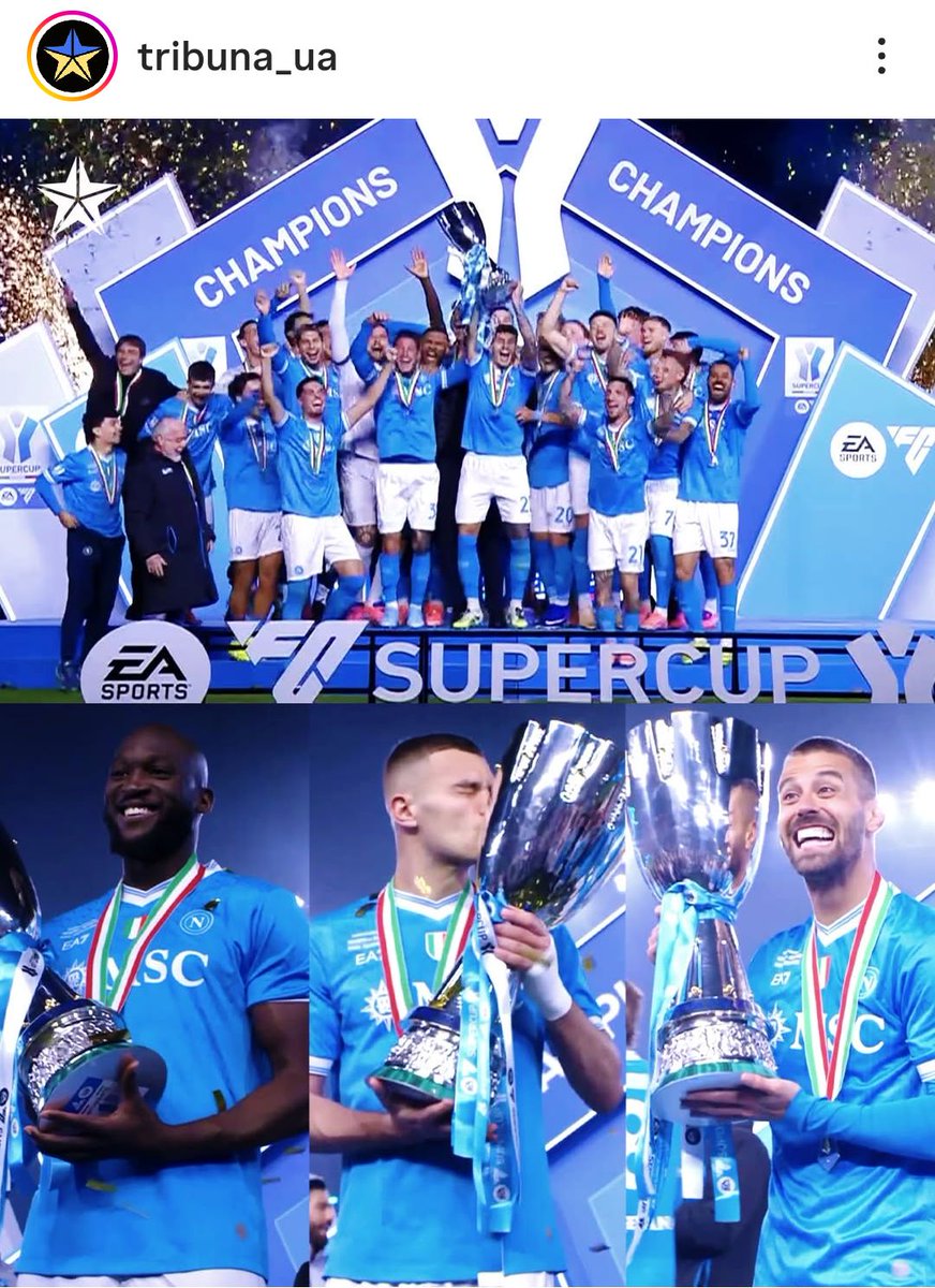 AndreyMcQueen's tweet photo. Forza Napoli Sempre 💙🏆⚽🥇🇮🇹