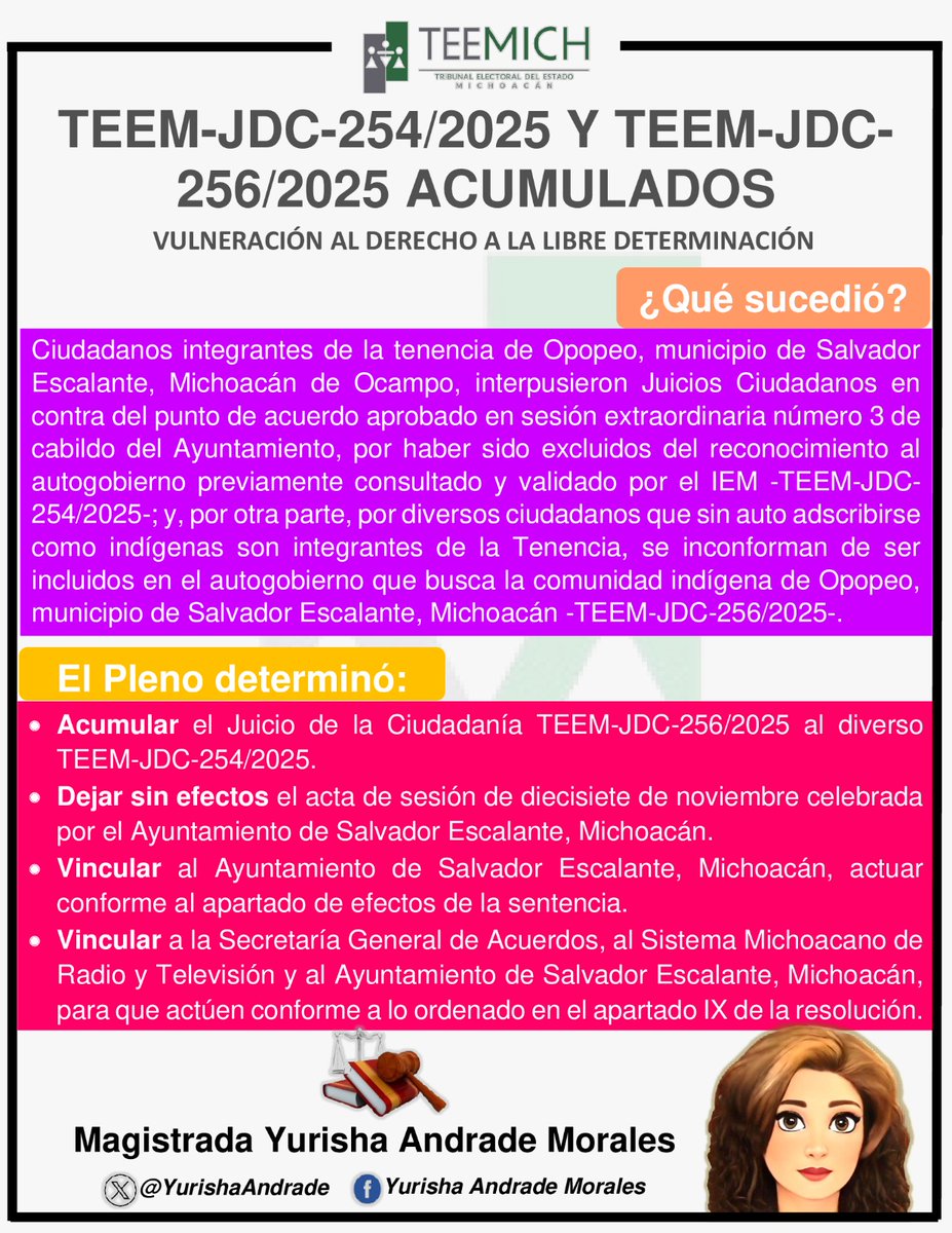 Magistrada Yurisha Andrade tweet media