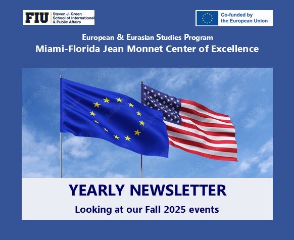 Fall 2025 Highlights: A Semester of Impact &amp; Innovation!
We’re thrilled to share the latest newsletter from the EESP &amp; <a href="/MEUCEFIU/">EUCenterOfExcellence</a> Explore events, collaborations &amp; global dialogue: ➡️ tinyurl.com/bdzc3zuj 
#EuropeanStudies #JeanMonnet