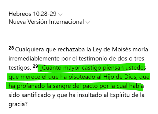 EsauMejia's tweet photo. Algunos dicen: Pero si la expiación fue ofrecida a todos, entonces estariamos diciendo que Cristo murió en vano por los condenados. Bueno, yo no diría eso. Pero lo que si vemos en la Biblia, es gente despreciando ese sacrificio. Y serán condenados. 😲 https://t.co/lI8lDT17XQ