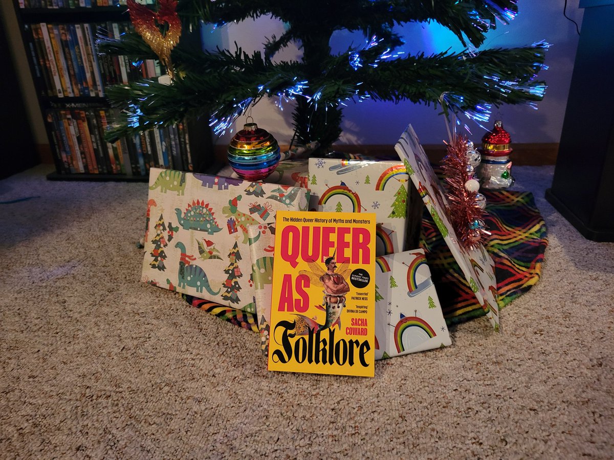 treweisj's tweet photo. @sacha_coward I was finally able to get your book! It was a Crimmis present to myself ❤️🧡💛💚💙💜 https://t.co/OlrAYMrHGn